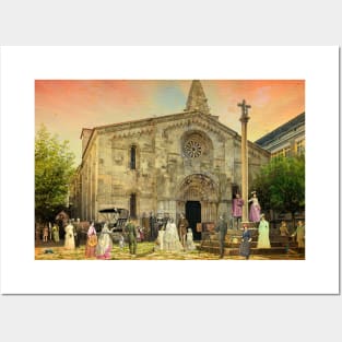 Wedding in the Collegiate Church of Santa María del Campo Posters and Art